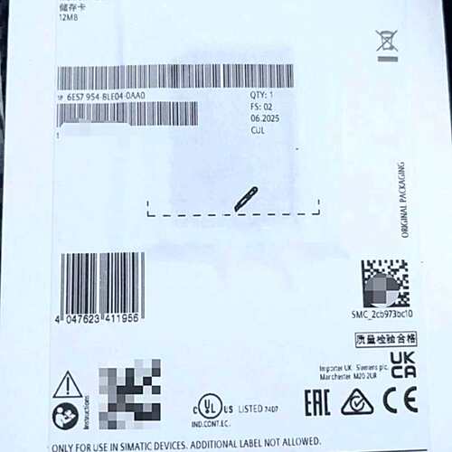 [议价可修]SIMATIC存储卡，型号6ES7954-8LE04-