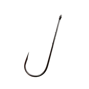 阿伯丁三背刺钩加长柄路亚钩鲳鱼钩黄鳝钩高碳钢长柄钩带倒刺管付