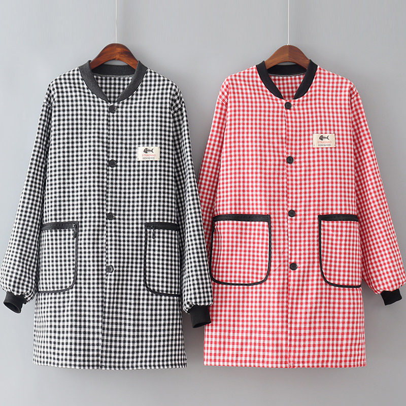 布料秋冬外套正穿衣长袖围裙家用厨房薄款加肥时尚女上班工作服男,家庭/个人清洁工具,围裙,淘宝优惠券,粉丝福利购,淘宝优惠卷