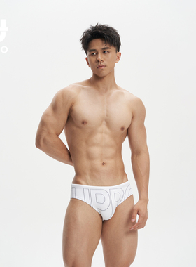 UPRO柚璞男士三角泳裤字母印花游泳裤