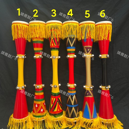 瑶族长鼓工艺鼓学生艺考表演鼓民族广场舞蹈小长鼓细腰鼓公开课用