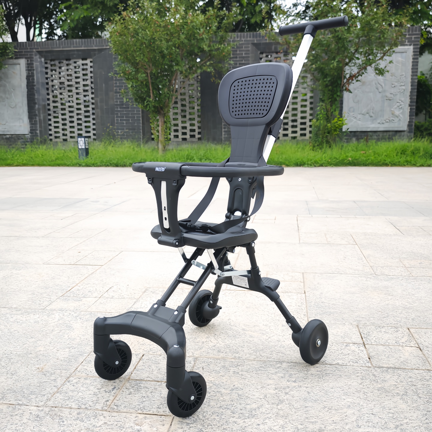 米蓝图遛娃车溜娃神器手推车轻便