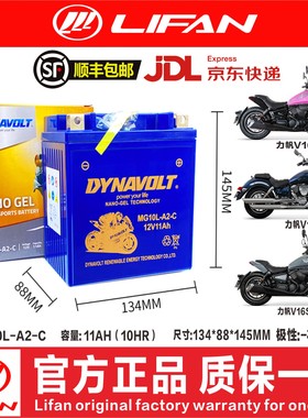 力帆V16/V16S/V16探界版KPV150 KPV350 KPT200 KPT400电瓶蓄电池