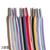 情侣绳 小白鞋 语杉篮球运动鞋 带扁双色彩色粉蓝陈黑灰青绿黄帆布鞋