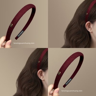 【星际霓虹】金标字母复古简约发箍百搭气质时尚头箍日常旅行发卡