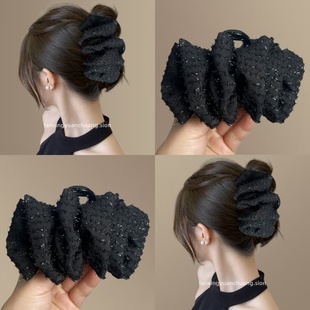 【东方墨兰】泡泡云朵抓夹高级感显发量鲨鱼夹后脑勺发夹旅行发卡