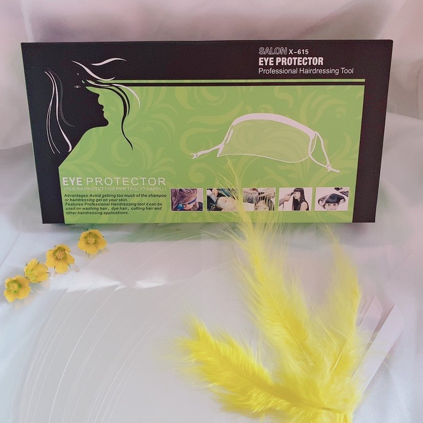 一次性刘海贴剪发遮挡脸护眼面罩烫染发工具焗油透明美发用品专用