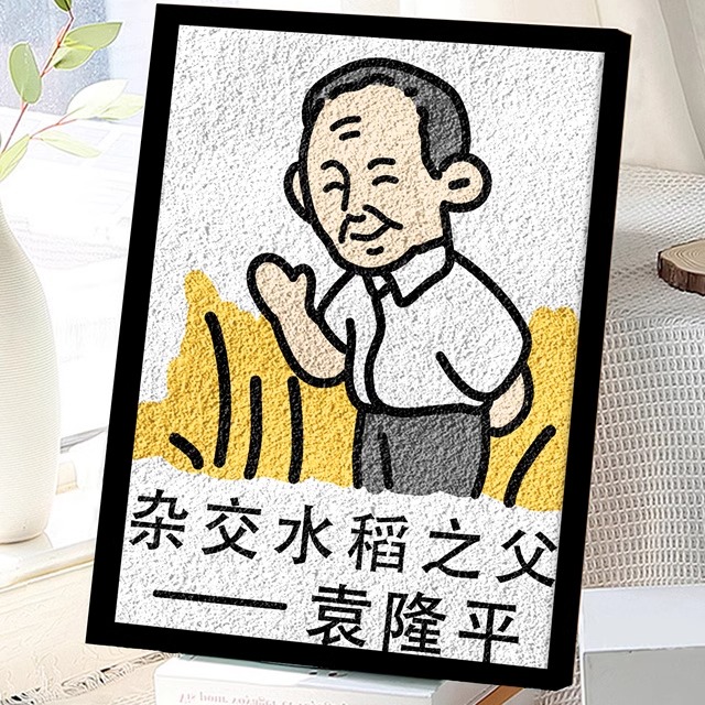 中国红色英雄大事件纸浆画材料包