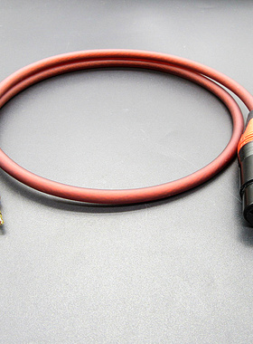 3.5转卡农母so8声卡专用48v电容麦平衡线麦克风降噪话筒线音频线