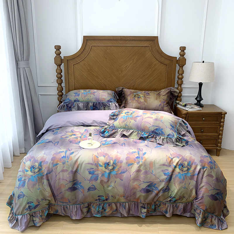 100支匹马棉美式全棉床单被套