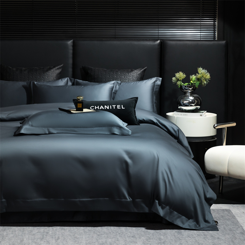 A类高档100支长绒棉提花四件套