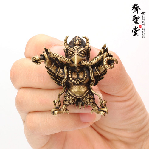 黄铜大鹏鸟尼泊尔吉祥物降魔杵