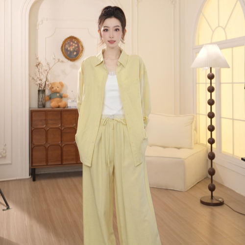 百搭修身显瘦套装女两件套