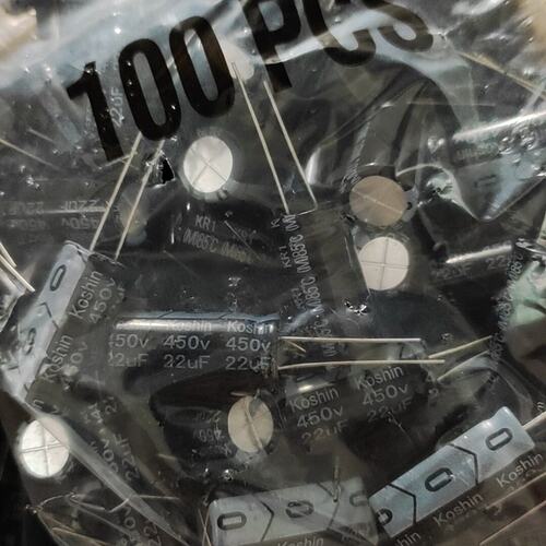 议价1450只 ko 450v22uf 直插软脚铝电解电可维修