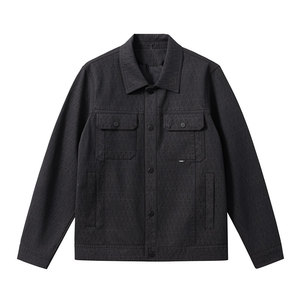 J258-P128控168 秋冬新款社会小伙店主风潮男夹克皮衣外套 黑1图片