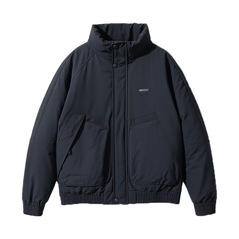 F209-P138控178社会小伙立领棉衣外套潮流修身棉服男咖1,男装棉衣,电商A346