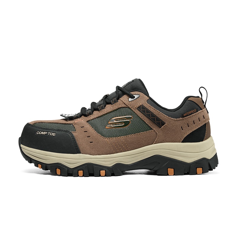 Skechers斯凯奇男鞋秋季橡胶底舒适简约休闲耐磨户外运动鞋77183W
