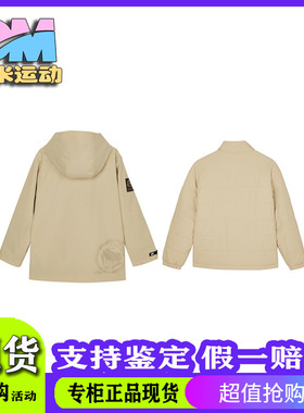 Skechers斯凯奇秋冬男童个性百搭套装连帽外套+裥棉外套L125B002