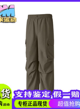 斯凯奇男2025夏季新款宽松舒适工装裤运动休闲裤梭织长裤P125M013