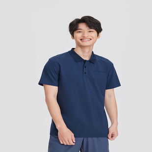 P324M037 Skechers斯凯奇男款 夏季 针织纯色运动风POLO衫 短袖