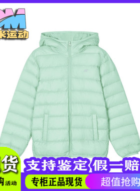 Skechers斯凯奇24男女童时尚潮流百搭梭织短款羽绒外套P424K076