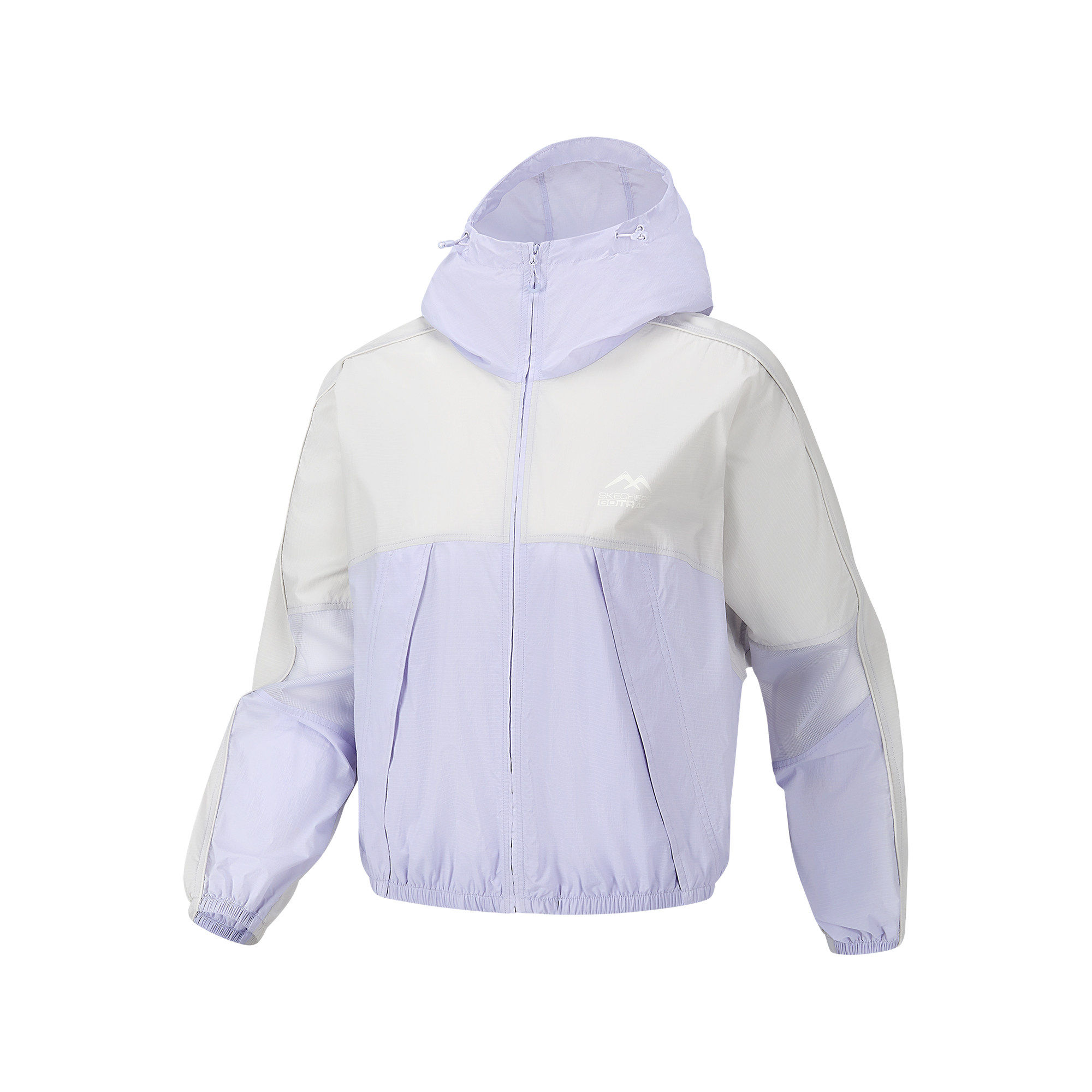 Skechers斯凯奇春夏季新款女子防晒服舒适梭织连帽外套P226W048
