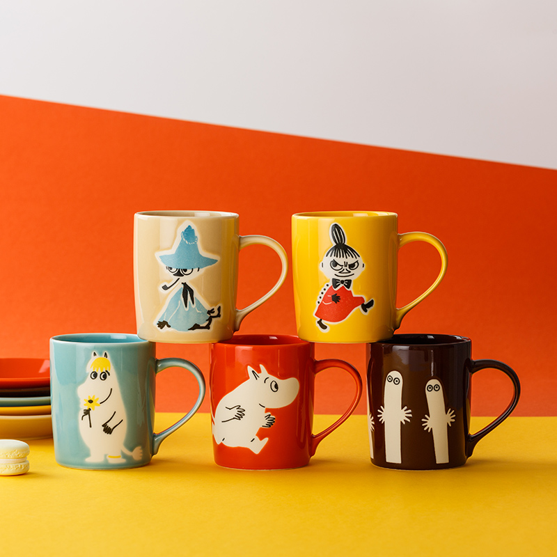 姆明moomin卡通陶瓷马克杯日本