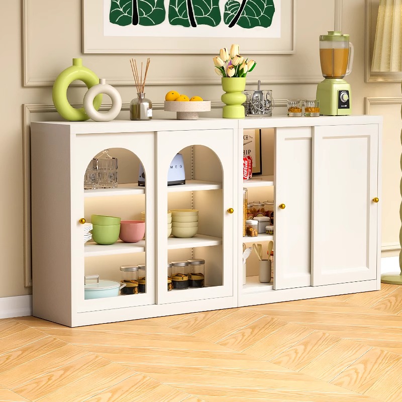 新款推拉门钢制餐边柜