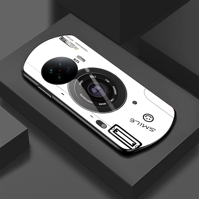 适用于vivox90手机壳x90pro相机创意x80/x70全包壳x60/x50/椭圆形
