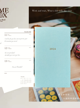 TIMEBOX 2026周计划效率本线装办公记录本A6周计划手账笔记本子