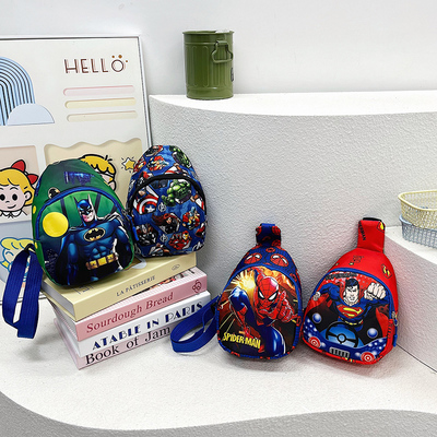 儿童包包小胸包洋气斜跨包男孩百搭出游小背包男童宝宝零食腰包