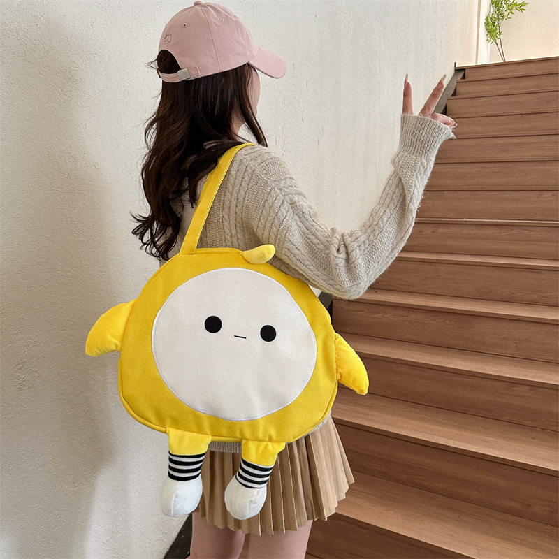 帆布包女上班文艺单肩包通勤大容量学生挎包手提袋子2024新款包包