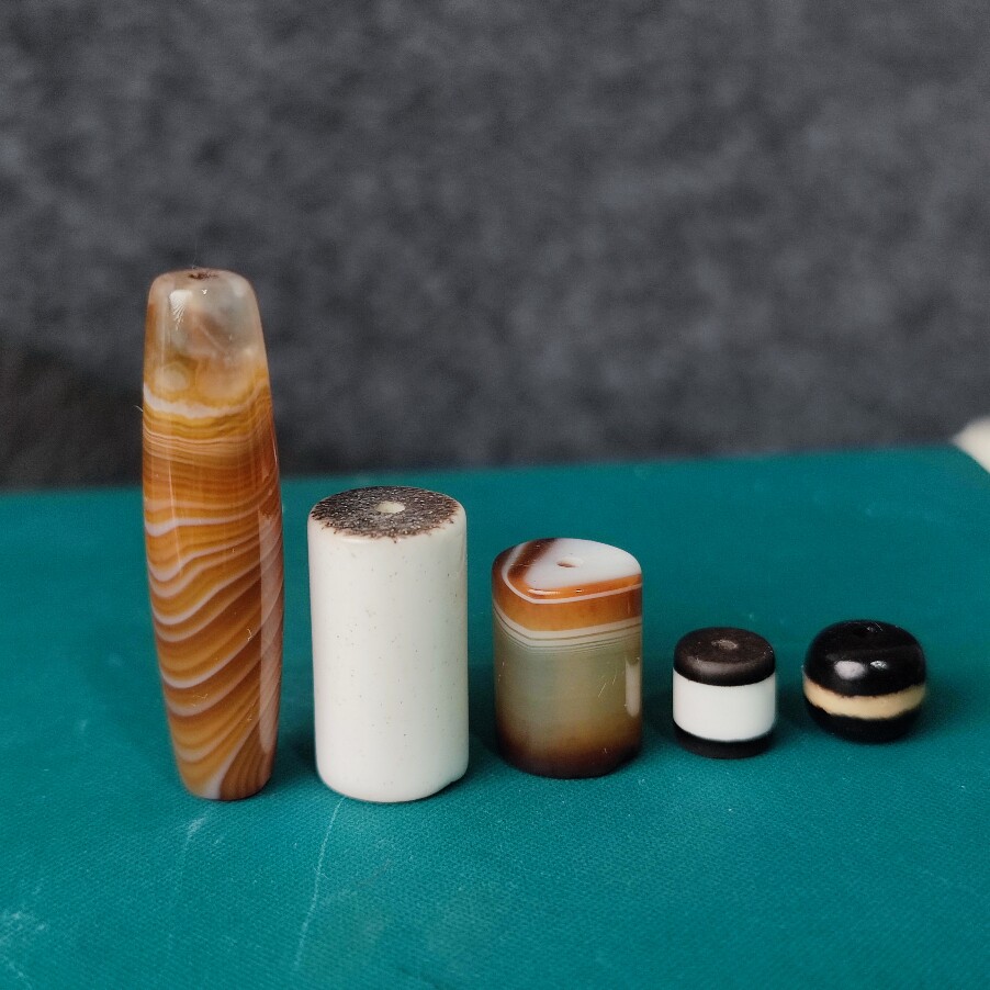 天然缠丝玛瑙剁珠直切桶珠一线玛瑙天珠diy手工编织手绳手串配饰