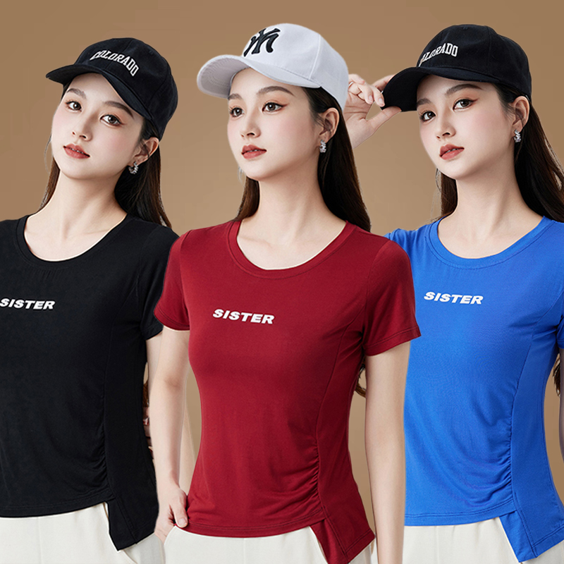 广场舞服装女莫代尔上衣