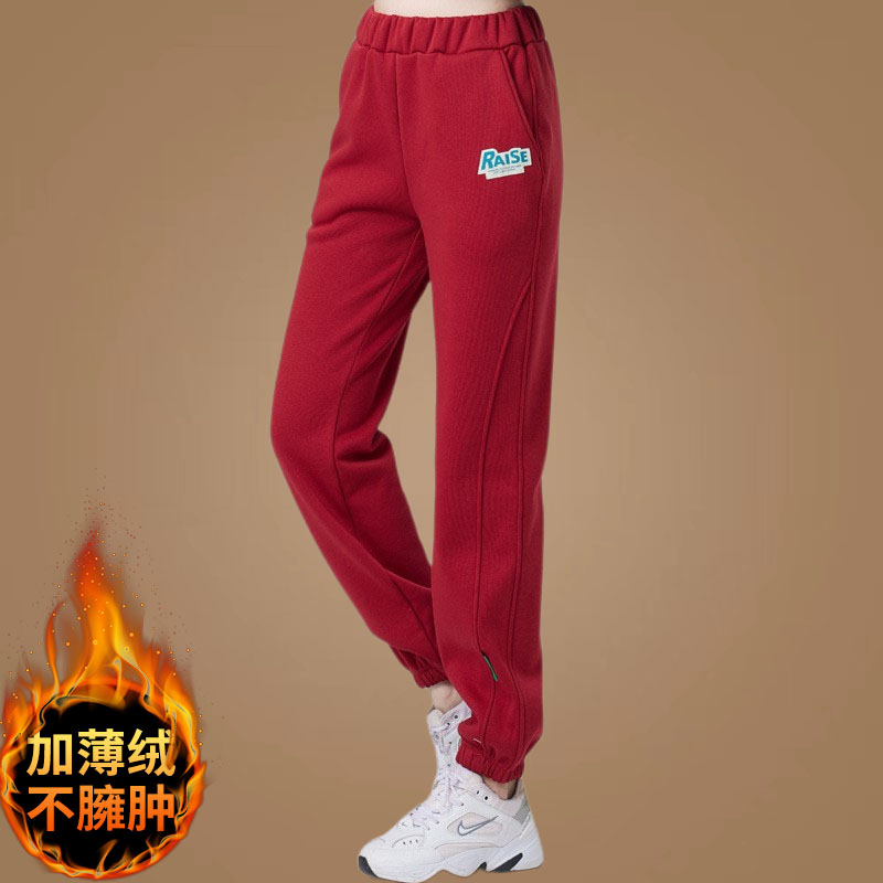 广场舞服装新款运动裤子女冬季