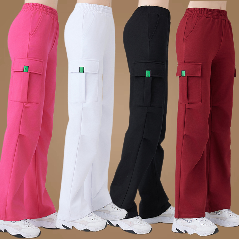 广场舞工装裤女秋季加厚