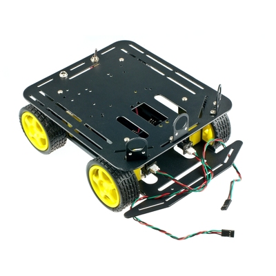 DFROBOT出品 带2路编码器A4WD四轮小车 ROB0025
