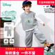 马甲春季 正品 3件套 宝宝男孩长袖 T恤运动裤 迪士尼童装 男童休闲套装