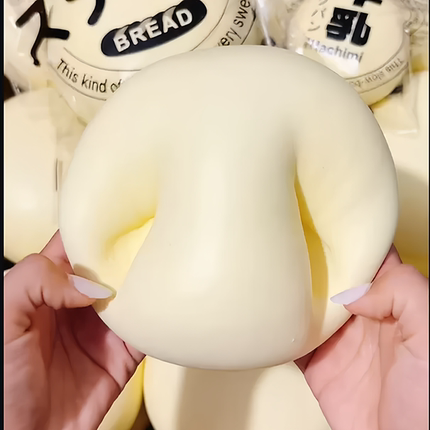 新款超湿软慢回弹超大牛乳馒头手感湿软嫩皮感橡皮泥手感解压玩具