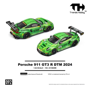 合金汽车模型摆件成人收藏金属车 DTM赛车版 TH1 64保时捷911GT3R