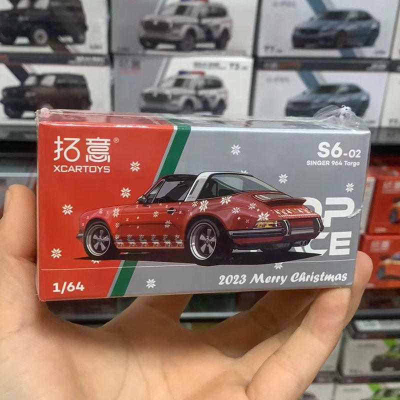 正版164保时捷964Targa合金车