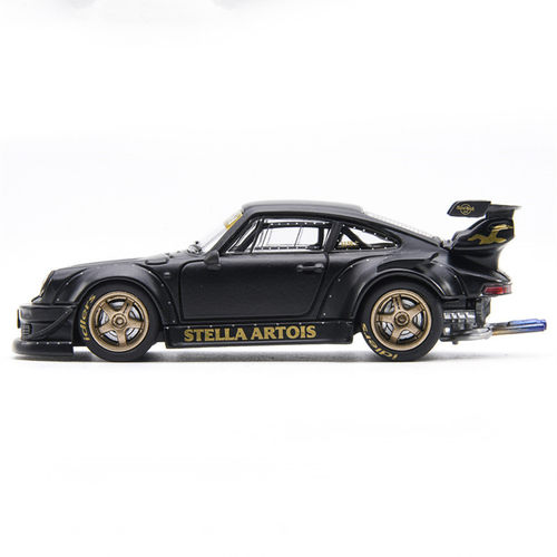 AR1:64保时捷RWB930 Stella Artois合金车模型摆件成人收藏金属车