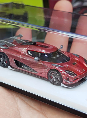 1/64北欧幽灵柯尼赛格Agera RS全碳版小比例仿真合金汽车模型摆件