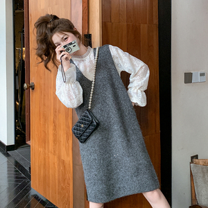 【已出大货】【数据好】时尚洋气背心裙两件套8802-P140-K198,女装连衣裙,浙宝176（原073）