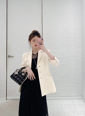 OLIVO.EN2023高级定制手工制作立体3D剪裁丝毛面料修身西装外套