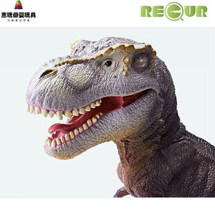 RECUR 暴龙霸王龙翼龙腕龙大号软胶仿真动物模型恐龙儿童男孩玩具