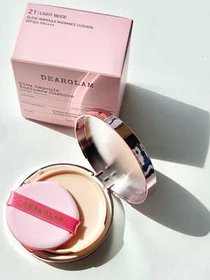 韩国原装 DEARGLAM Glow Ampoule Radiance Cushion亮白防晒气垫