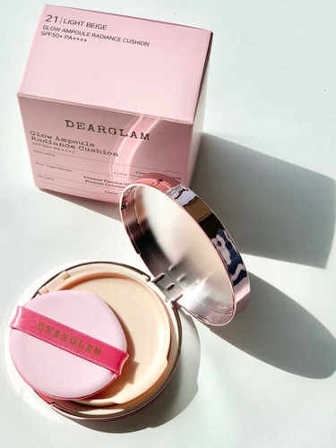 韩国原装 DEARGLAM Glow Ampoule Radiance Cushion亮白防晒气垫