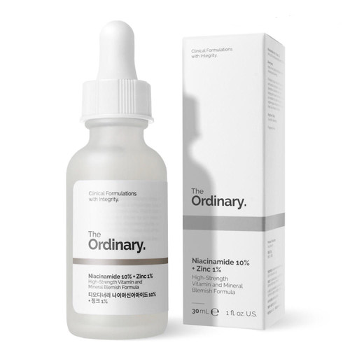 The Ordinary烟酰胺精华10%+1%锌原液控油收缩毛孔提30ml