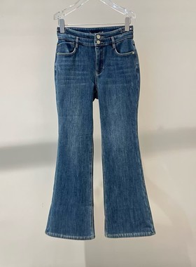 商场同款2025秋冬新款简约牛仔裤时尚休闲直筒长裤女AR324025-889